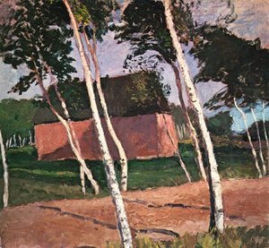 Paisagem Worpsweder de Paula Modersohn-Becker